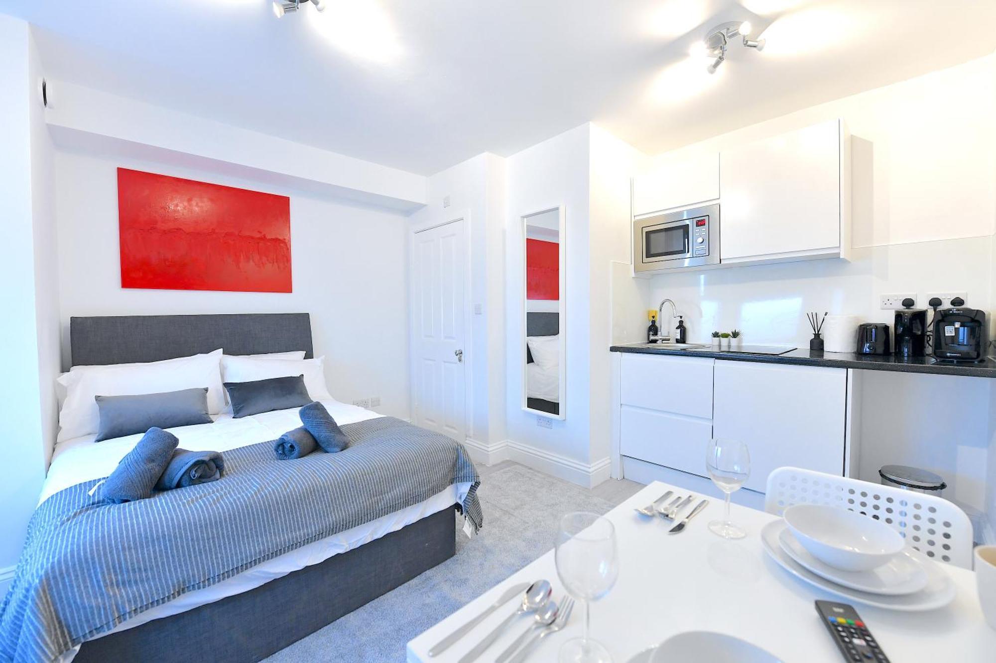 Central London Luxury Studios Fulham Close To Underground Newly Refurbished Buitenkant foto