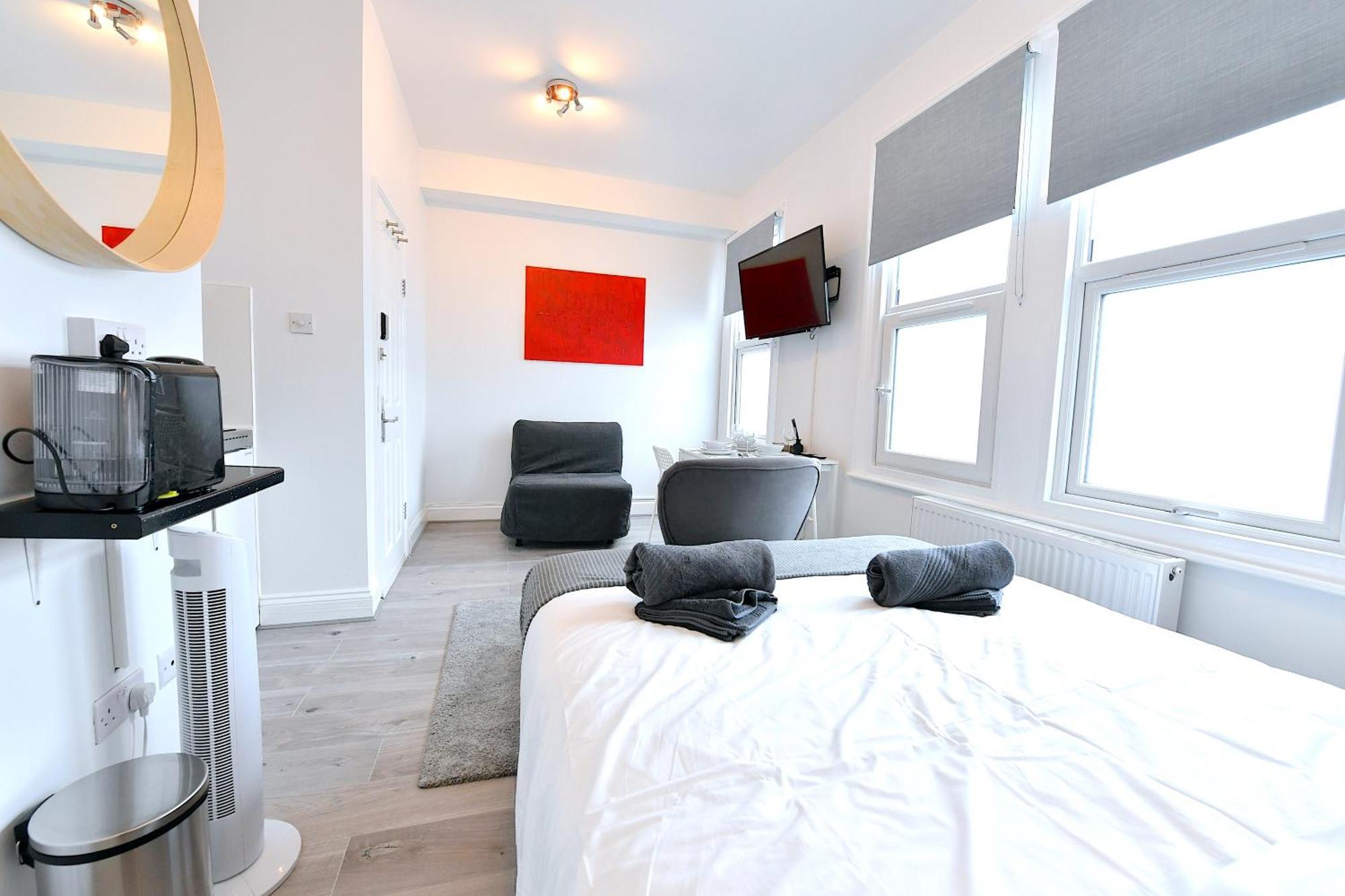 Central London Luxury Studios Fulham Close To Underground Newly Refurbished Buitenkant foto